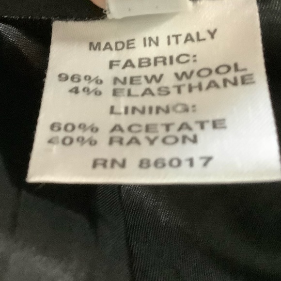 BEBE MADE IN ITALY New Wool Black Blazer/Jacket Size 4 - Picture 12 of 15